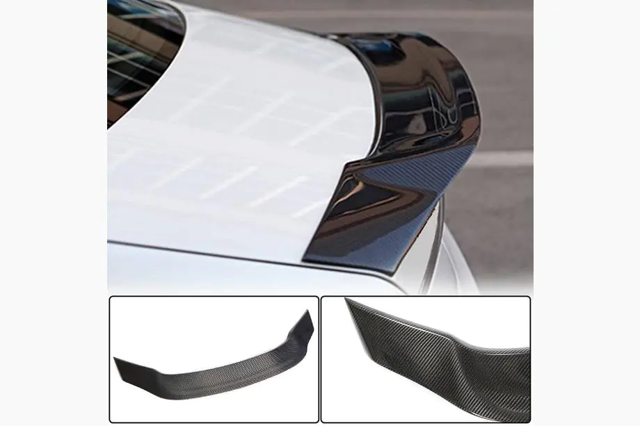 Mercedes CLA C117 2013–2019 Spoiler V4 (SD, carbon) Foto 2