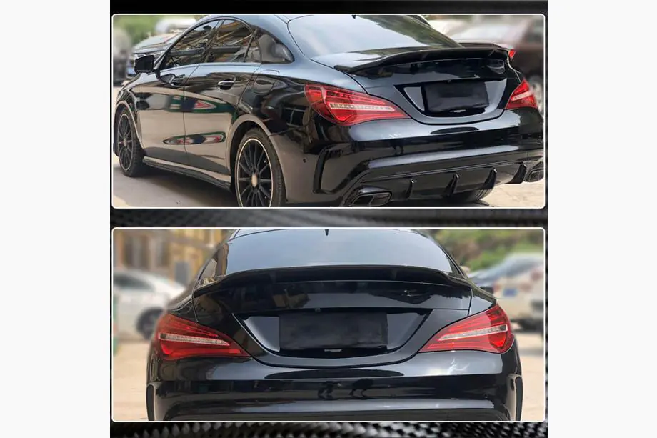 Mercedes CLA C117 2013–2019 Spoiler V4 (SD, carbon) Foto 5