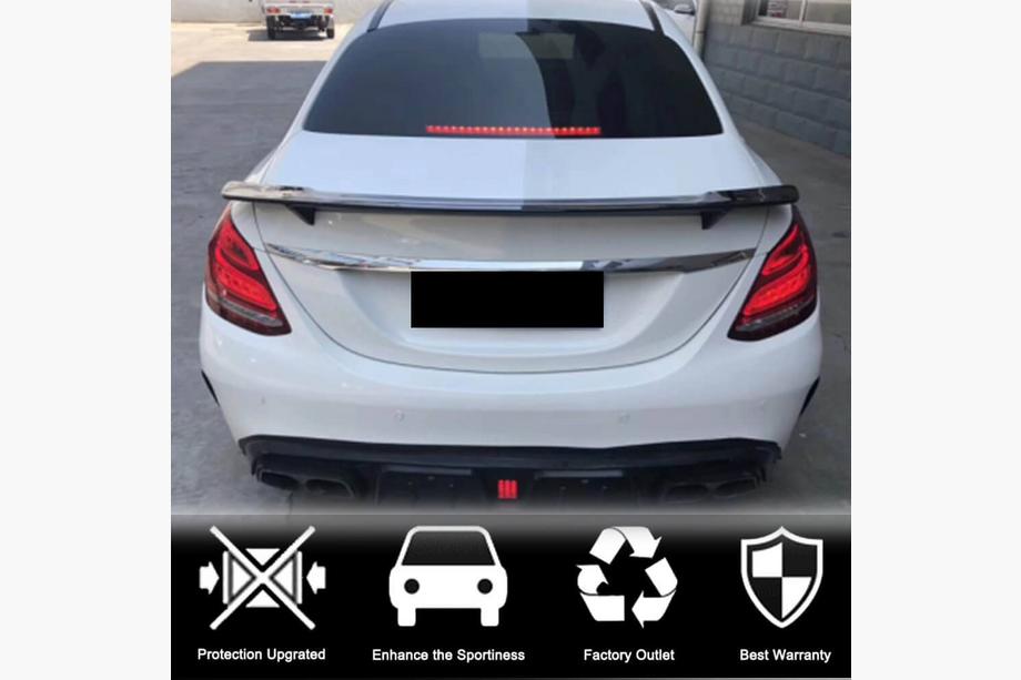 Mercedes CLA C117 2013–2019 Spoiler V6 (SD, carbon) Foto 2