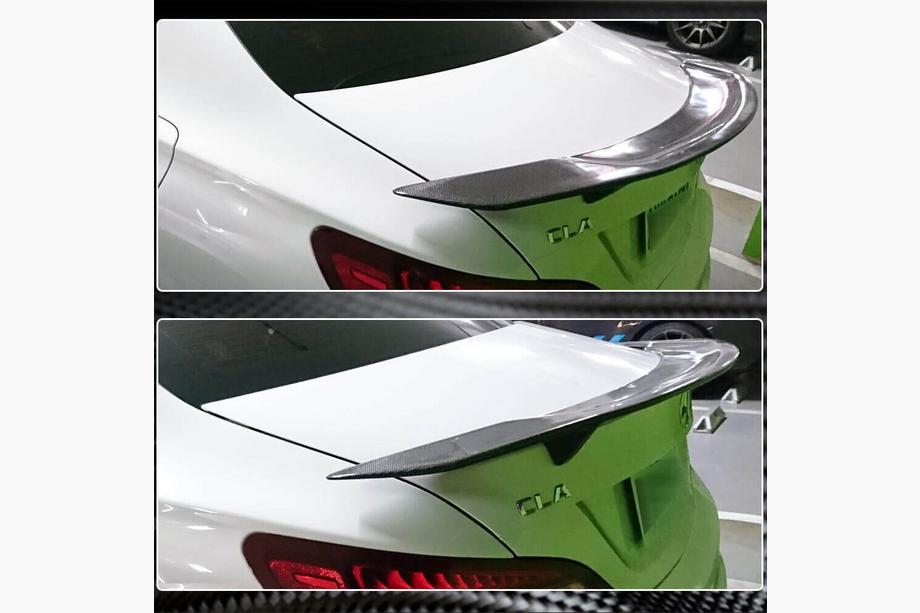 Mercedes CLA C117 2013–2019 Spoiler V6 (SD, carbon) Foto 4