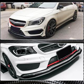Frontbumper lip Lip (voor CLA45 AMG SD 2013-2015, carbon) foto 3