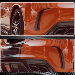 Achterbumper afdeklijsten V1 (voor AMG-Line / CLA45 AMG SD, carbon) foto 4