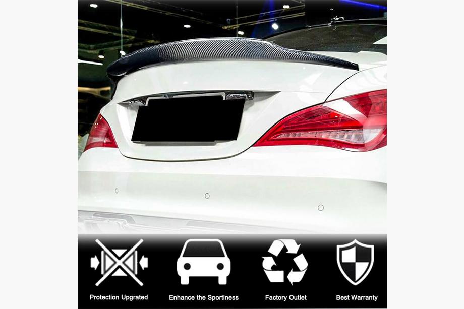 Mercedes CLA C117 2013–2019 Spoiler V9 (SD, carbon) Foto 2