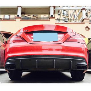 Achterbumper diffuser V2 (voor AMG-Line / CLA45 AMG, carbon) foto 2