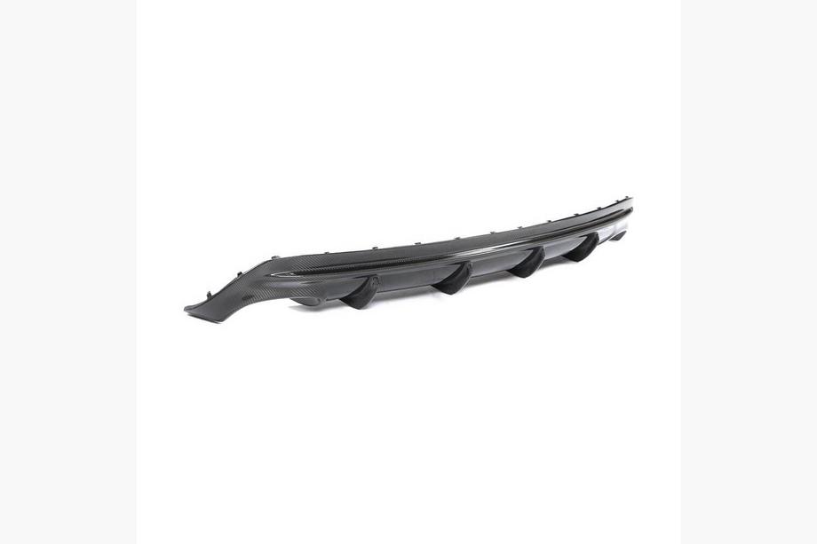 Mercedes CLA C117 2013–2019 Achterbumper diffuser V2 (voor AMG-Line / CLA45 AMG, carbon) Foto 4