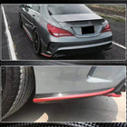 Mercedes CLA C117 2013–2019 Achterbumper inserts V2 (voor AMG-Line / CLA45 AMG SD, carbon) foto 9
