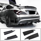 Mercedes CLA C117 2013–2019 Achterbumper sierlijsten V3 (voor AMG-Line / CLA45 AMG SD, carbon) foto 1