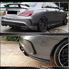 Mercedes CLA C117 2013–2019 Achterbumper sierlijsten V3 (voor AMG-Line / CLA45 AMG SD, carbon) foto 4