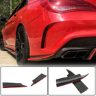 Mercedes CLA C117 2013–2019 Achterbumper sierlijsten V3 (voor AMG-Line / CLA45 AMG SD, carbon) foto 6