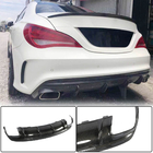 Mercedes CLA C117 2013–2019 Achterbumper diffuser (voor AMG-Line / CLA45 AMG 2017-2019, carbon) foto 1