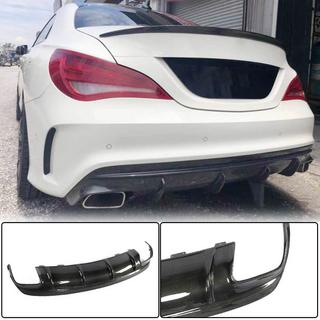 Achterbumper diffuser (voor AMG-Line / CLA45 AMG 2017-2019, carbon) foto 1