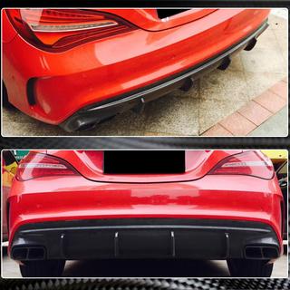 Achterbumper diffuser (voor AMG-Line / CLA45 AMG 2017-2019, carbon) foto 3