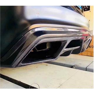 Achterbumper diffuser V1 (voor AMG-Line / CLA45 AMG 2013-2016, carbon) foto 3
