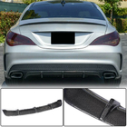 Mercedes CLA C117 2013–2019 Achterbumper diffuser V2 (voor AMG-Line / CLA45 AMG 2013-2016, carbon) foto 3