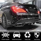 Mercedes CLA C117 2013–2019 Achterbumper diffuser V2 (voor AMG-Line / CLA45 AMG 2013-2016, carbon) foto 8