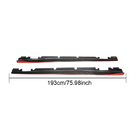 Mercedes CLA C117 2013–2019 Side skirts V1 (voor HB, carbon) foto 1