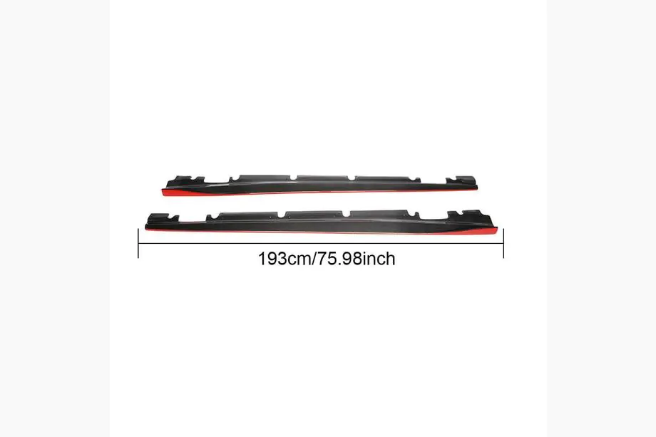 Mercedes CLA C117 2013–2019 Sideskirts V2 (voor HB, carbon) Foto 7