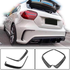 Mercedes A-Klasse W176 2012–2018 Achterbumperlijsten (voor AMG-Line HB, carbon) foto 1