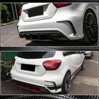 Mercedes A-Klasse W176 2012–2018 Achterbumperlijsten (voor AMG-Line HB, carbon) foto 3