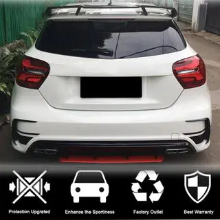 Achterbumperlijsten (voor AMG-Line HB, carbon) foto 2