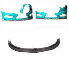 Mercedes A-Klasse W176 2012–2018 Carbon front bumper lip Lip V1 (voor AMG-Line / A45 AMG HB 2013-2015) foto 2