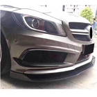 Mercedes A-Klasse W176 2012–2018 Carbon front bumper lip Lip V1 (voor AMG-Line / A45 AMG HB 2013-2015) foto 3