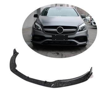 Voorbumper lip Lip (voor A45 AMG HB 2016-2018, carbon) foto 1