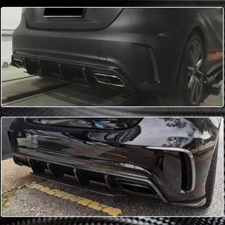 Achterbumper diffuser V1 (voor AMG-Line / A45 AMG HB) foto 4
