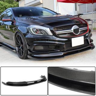 Voorbumper lip Lip V2 (voor AMG-Line / A45 AMG HB 2013-2015, carbon) foto 1