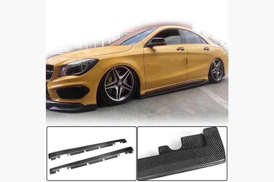 Mercedes A-Klasse W176 2012–2018 Sideskirts V3 (Carbon) Image