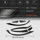 Mercedes A-Klasse W176 2012–2018 Voorbumper inzetstukken (voor AMG-Line / A45 AMG HB 2013-2015, Carbon) foto 5