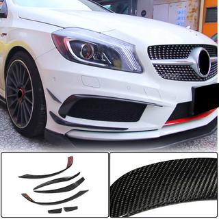 Voorbumper inzetstukken (voor AMG-Line / A45 AMG HB 2013-2015, Carbon) foto 1