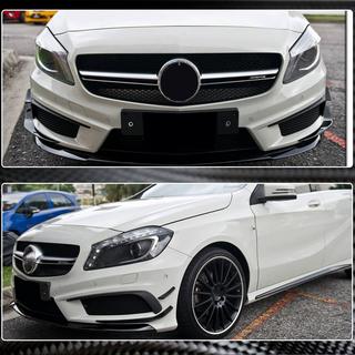 Voorbumper inzetstukken (voor AMG-Line / A45 AMG HB 2013-2015, Carbon) foto 3