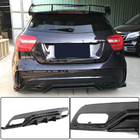 Mercedes A-Klasse W176 2012–2018 Achterbumperdiffuser V2 (voor AMG-Line / A45 AMG HB) foto 1