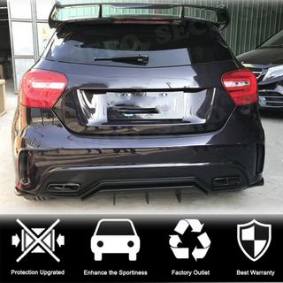 Achterbumper flaps Flap (voor AMG-Line / A45 AMG HB, carbon) foto 2