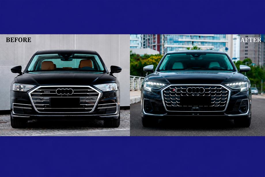 Audi A8 2018– Facelift-kit met koplampvervanging (voor S8 2025) Image