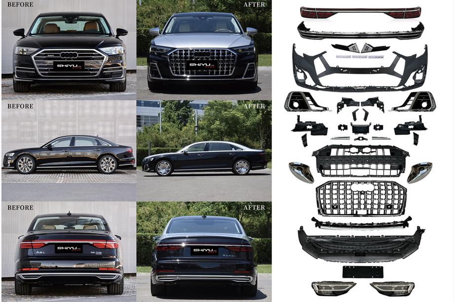 Audi A8 2018– Faceliftkit met koplampvervanging (voor Horch 2025) Foto 1