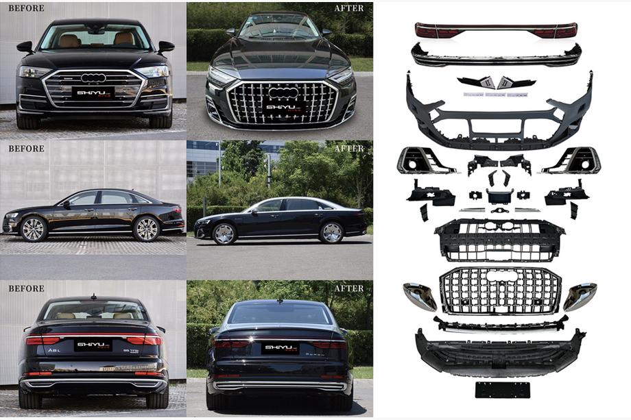 Audi A8 2018– Faceliftkit zonder vervanging van de koplampen (Voor Horch 2025) Image