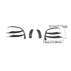 Mercedes A-Klasse W177 2018– Voorbumper sierlijsten (voor AMG-Line SD 2018-2021, carbon) foto 6