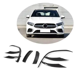 Voorbumper sierlijsten (voor AMG-Line SD 2018-2021, carbon) foto 1