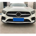 Mercedes A-Klasse W177 2018– Frontlip voor voorbumper Lip V1 (voor AMG-Line SD 2018-2021, carbon) foto 2