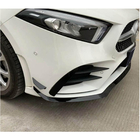 Mercedes A-Klasse W177 2018– Frontlip voor voorbumper Lip V1 (voor AMG-Line SD 2018-2021, carbon) foto 3
