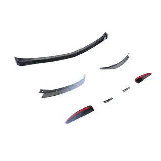 Frontlip voor voorbumper Lip V1 (voor AMG-Line SD 2018-2021, carbon) foto 4