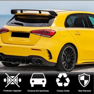 Achterbumper sierlijsten (voor A45 AMG 2021-2023, carbon) foto 2