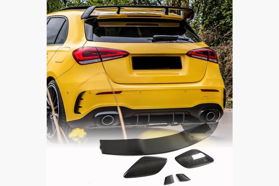 Mercedes A-Klasse W177 2018– Spoiler V3 (voor HB, carbon) Image