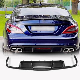 Achterbumper diffuser (voor Base/CLS63 AMG 2015-2018, carbon) foto 1