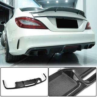 Achterbumper diffuser (voor Base/CLS63 AMG 2015-2018, carbon) foto 2