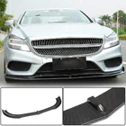 Mercedes CLS C218 2011–2018 Voorbumper frontlip Lip (voor Base SD 2015-2018, carbon) foto 1