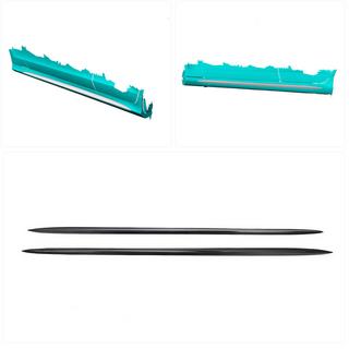 Sideskirts (voor AMG-Line / CLS63 AMG SD 2015-2018, carbon) foto 2