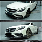 Mercedes CLS C218 2011–2018 Voorbumper lip Lip V1 (voor CLS63 AMG SD 2015-2018, carbon) foto 5